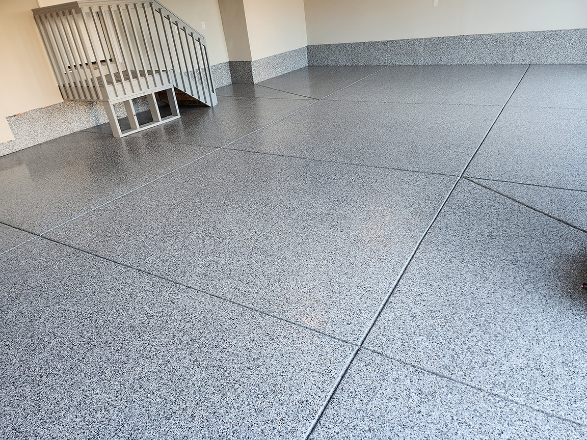 Spectacular Garage Floor Coatings in Elizabeth Colorado’s Newest Neighborhood Independence